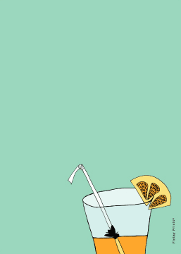 Drink on a Straw