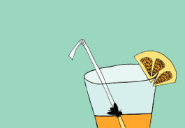 Drink On A Straw